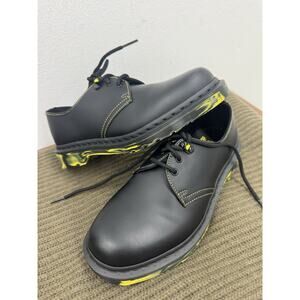Dr. Martens 1461 Marbled Sole Black Leather Oxford New women 7 (sh200thrifty